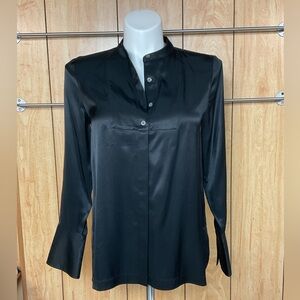 Canvas Elegant Black Blouse SZ - 10